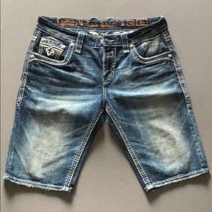Rock Revival Jean Shorts Size 36